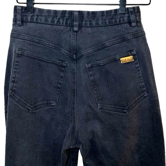 St. John Women’s Signature High Rise Straight Leg Jeans Faded Black Size 10 - Picture 5 of 7